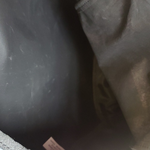 Black and Gray Backpack with Textured Fabric - Picture 8 of 11